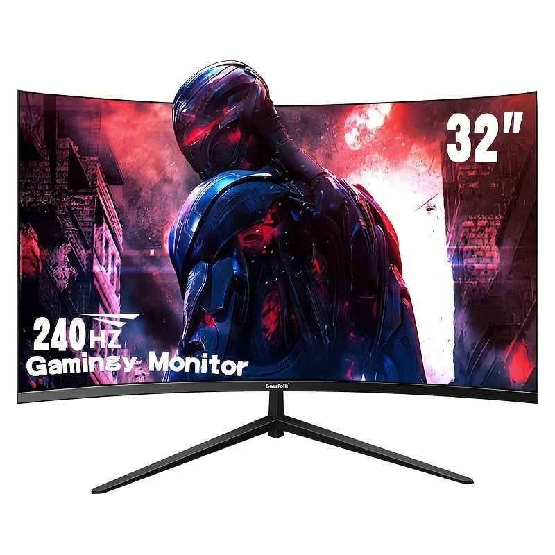 GAWFOLK 32 Zoll Curved Gaming Monitor - 240Hz für ultraschnelles Gameplay