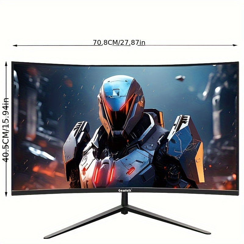 GAWFOLK 32 Zoll Curved Gaming Monitor - 165Hz und QHD