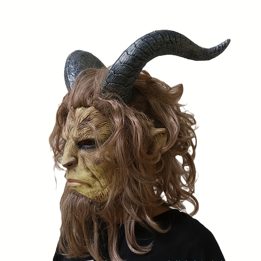 Beast Mask Beauty And Beast Hood Mask Festival Costume Props Disguise Masks for Parties, Masquerades, Thanksgiving, Christmas, Easter, Halloween, And Birthday Gifts.