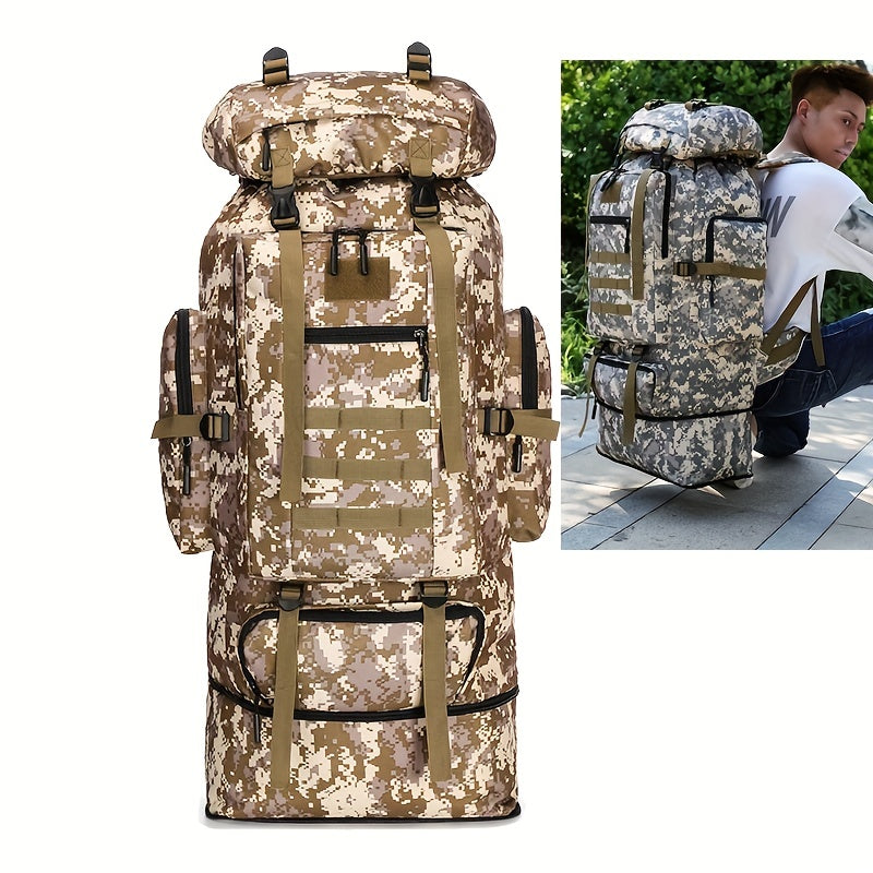 Expandable Large Capacity Mountaineering Bag, Outdoor Travel Large Travel Backpack Christmas, Halloween and Thanksgiving gifts