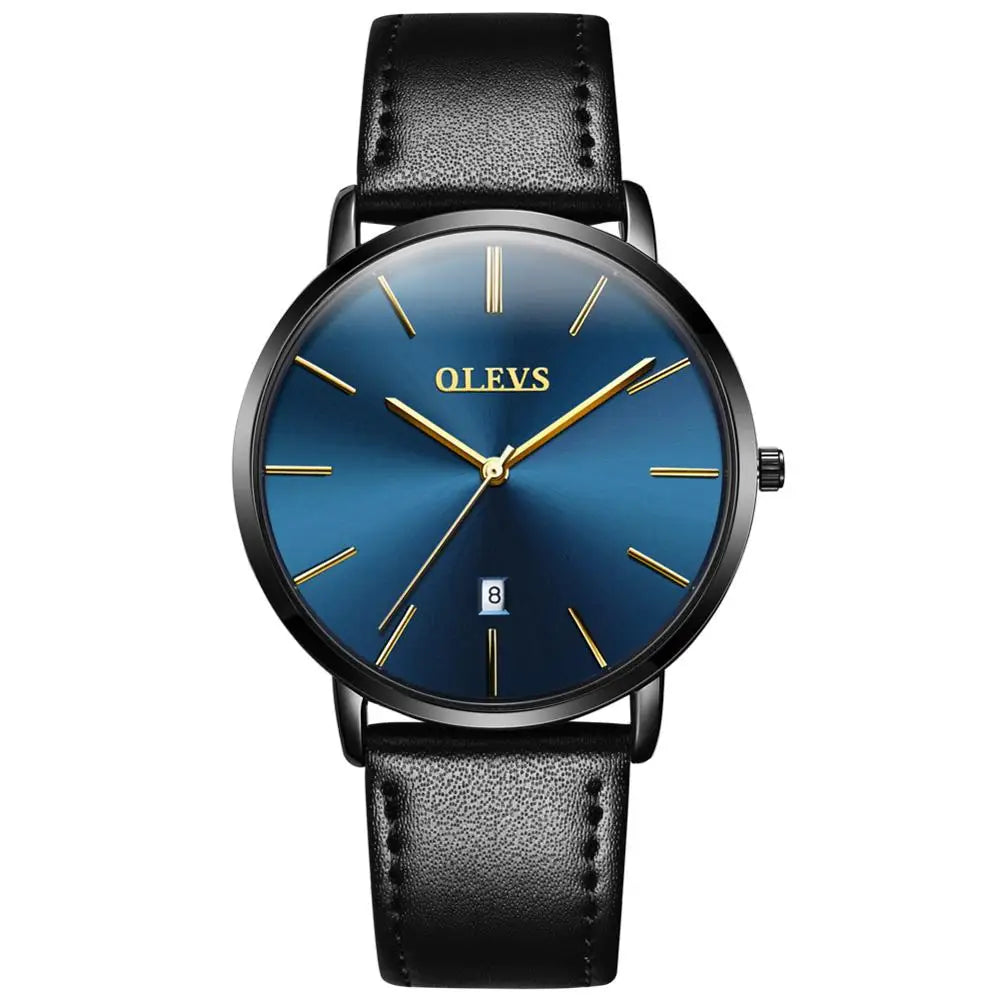 Olevs Herren uhren Top Marke Luxus wasserdichte ultra dünne Datums uhr männliches Stahl armband klassische Quarzuhr Herren Business uhren