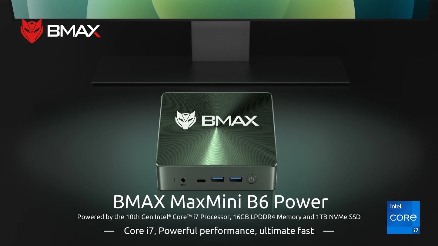 BMAX B6POWER Mini-PC - Kompakte Power mit Intel Core i7