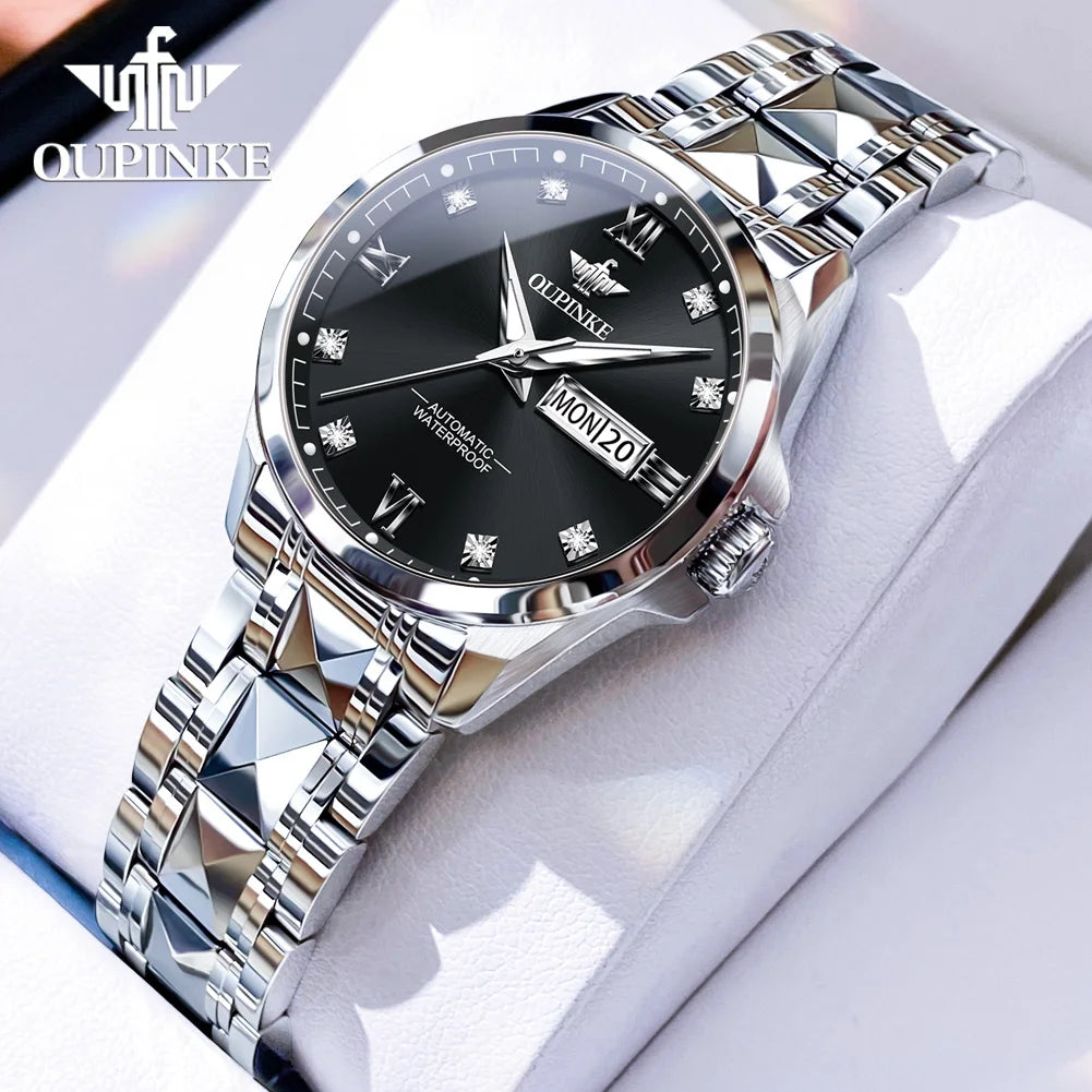 OUPINKE 3262 Luxury Brand Watch Original Couple Watch Automatic Mechanical Watch High Gift Set Men's Women's Waterproof Watch