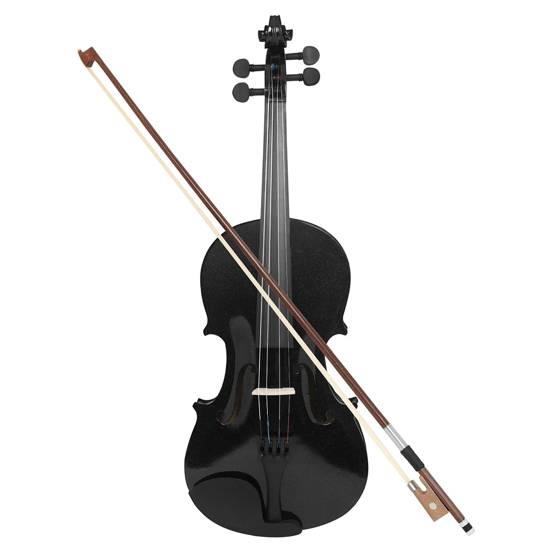 4/4 Violine Professionelle Massivholz Violine mit Strage Box Bogen Tuner Kolophonium Brücken Zubehör Musikinstrument Kinder Geschenke