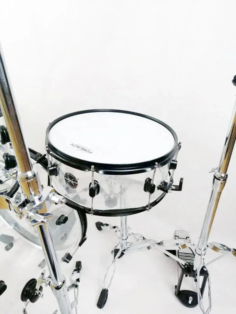 Seamless Clear Crystal Acrylic Drum Set