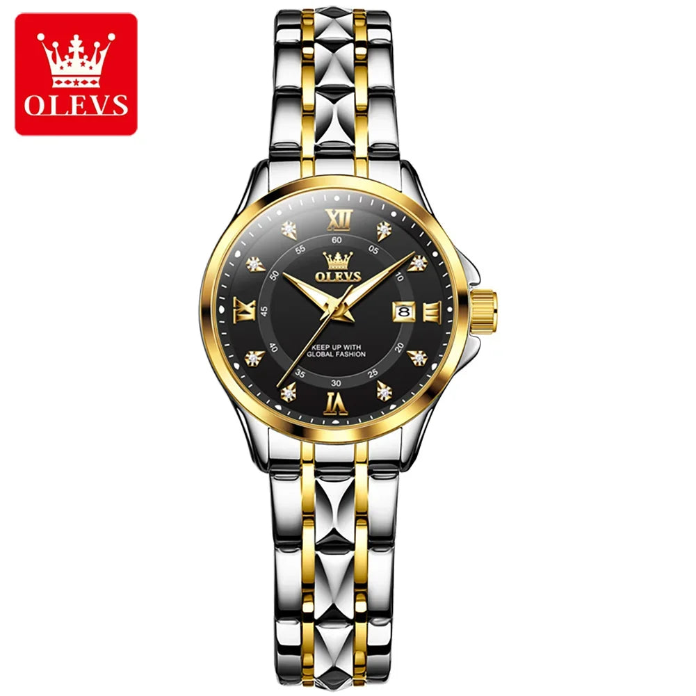 Olevs Original Mode Quarzuhr für Frauen wasserdichte leuchtende Luxus Top Marke Damen uhren elegante Damen Armbanduhr