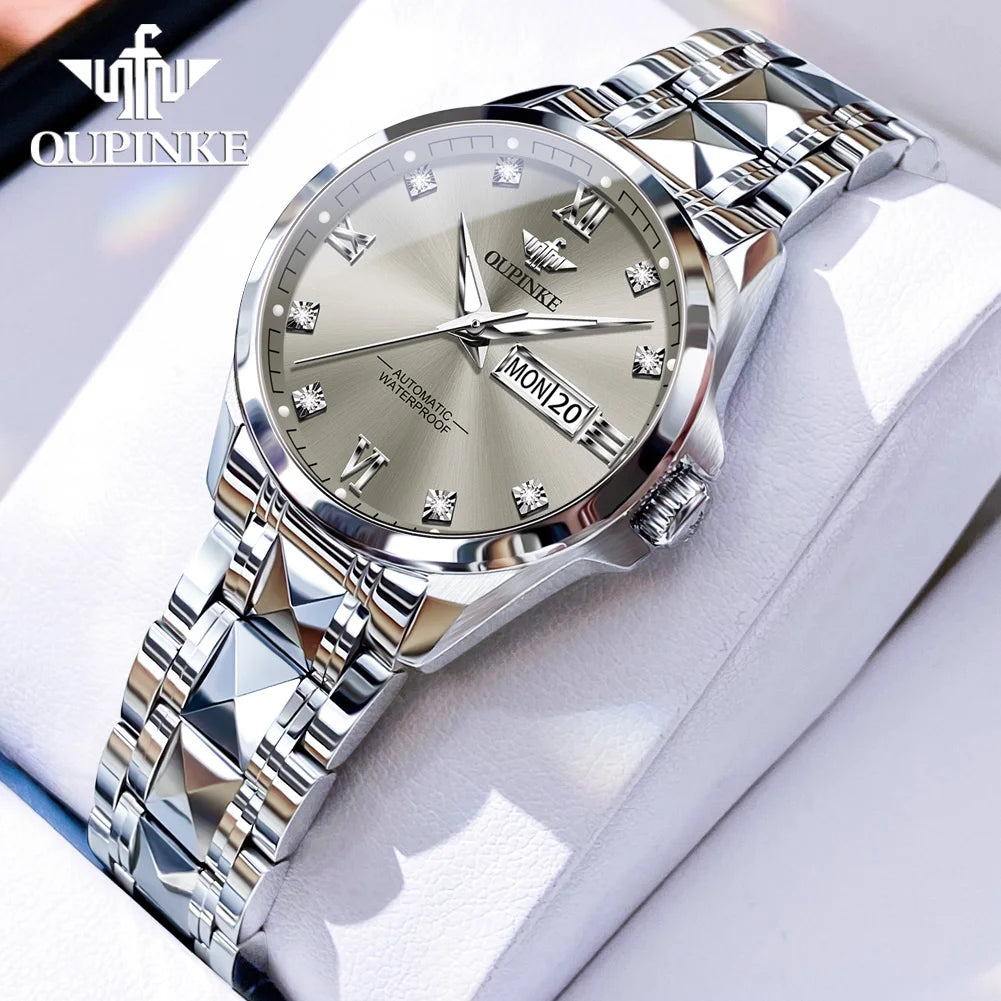 OUPINKE 3262 Luxury Brand Watch Original Couple Watch Automatic Mechanical Watch High Gift Set Men's Women's Waterproof Watch