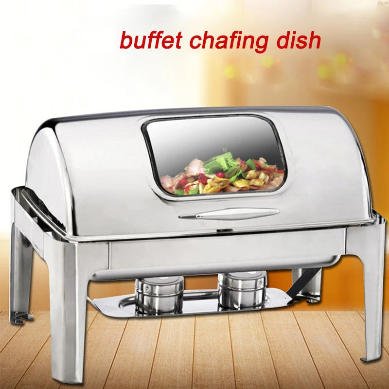 Luxus Chafing Dish Gold - Speisenwärmer für Catering und Buffet