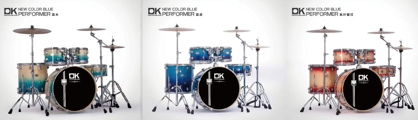 DK Professional Musical Instruments 5 Pieces Knit Drum Set For Beginner