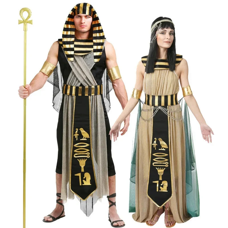 Ägyptisches Pharao- &amp; Cleopatra-Kostüm