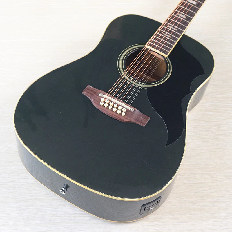 41 Zoll 12-saitige Akustikgitarre - Voller Klang und edles Design