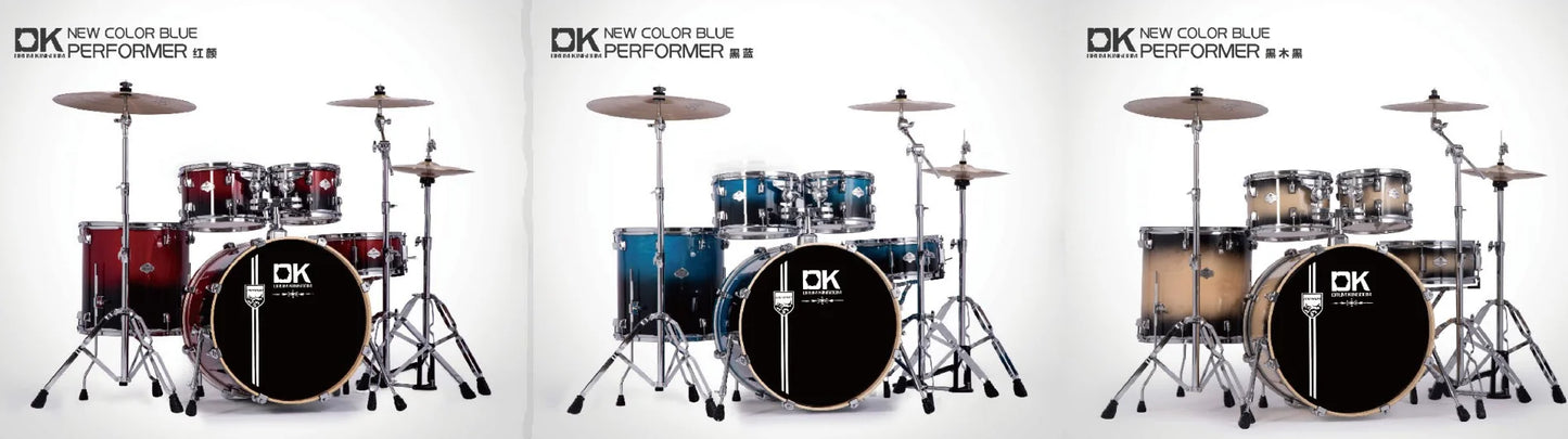 DK Professional Musical Instruments 5 Pieces Knit Drum Set For Beginner