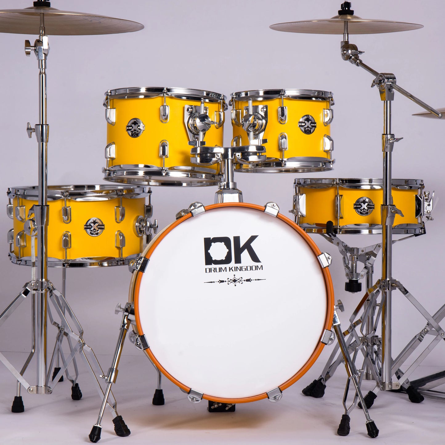 Qualität billig Großhandel Musik Junior Praxis tragbare 5-teilige Drum-Kits akustische profession elle Jazz-Drum-Set