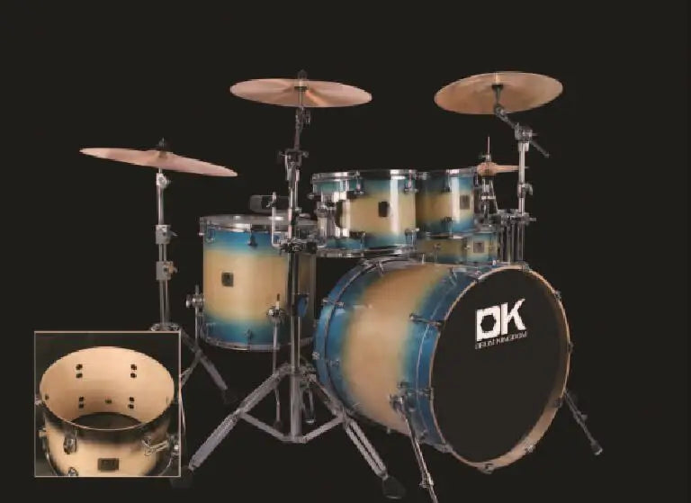 DK Professional Musical Instruments 5 Pieces Knit Drum Set For Beginner