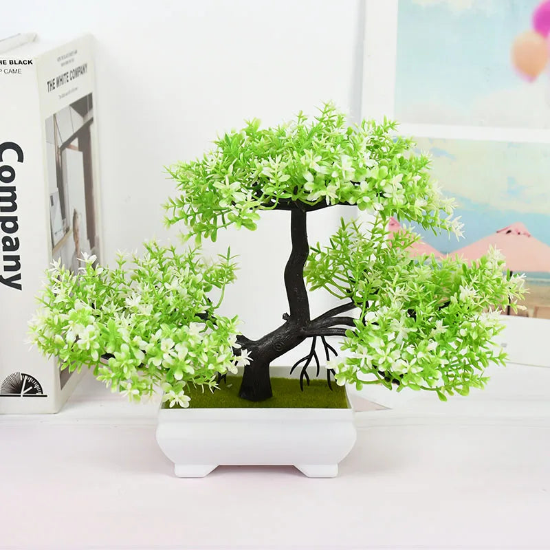 Künstliche Pflanzen Bonsai Kleiner Baum Topf Gefälschte Pflanze Blumen Topf Ornamente Für Home Zimmer Tischdekoration Hotel Garten Dekor