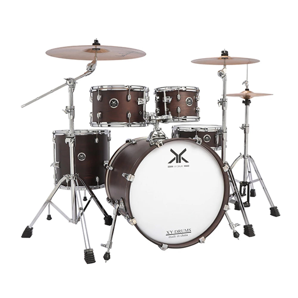 Großhandel Tragbares Export-Drum-Set Professional Jazz mit PVC-Trommelköpfen aus Stahl