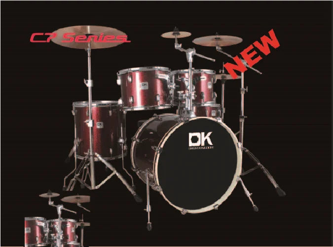 DK Professional Musical Instruments 5 Pieces Knit Drum Set For Beginner