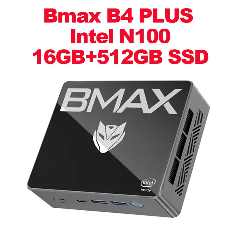 BMAX B4 Plus Mini-PC - Kompakte Power mit Intel N100 Prozessor