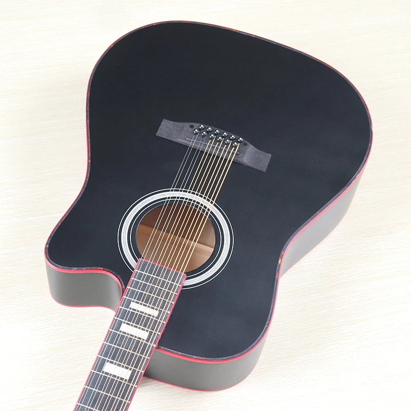 41 Zoll 12-saitige Akustikgitarre - Voller Klang und edles Design