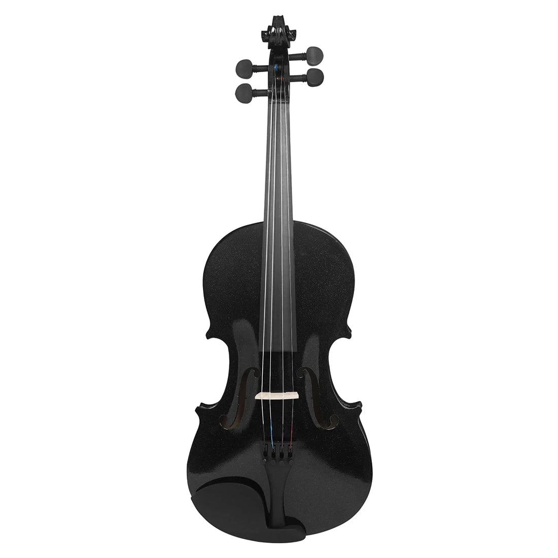 4/4 Erweiterte Schwarze Violine Akustische Massivholz Violino Professionelle Saiteninstrument Violine Mit Bogen Box