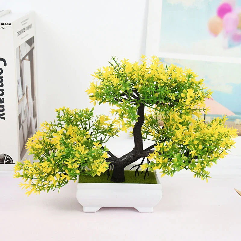 Künstliche Pflanzen Bonsai Kleiner Baum Topf Gefälschte Pflanze Blumen Topf Ornamente Für Home Zimmer Tischdekoration Hotel Garten Dekor