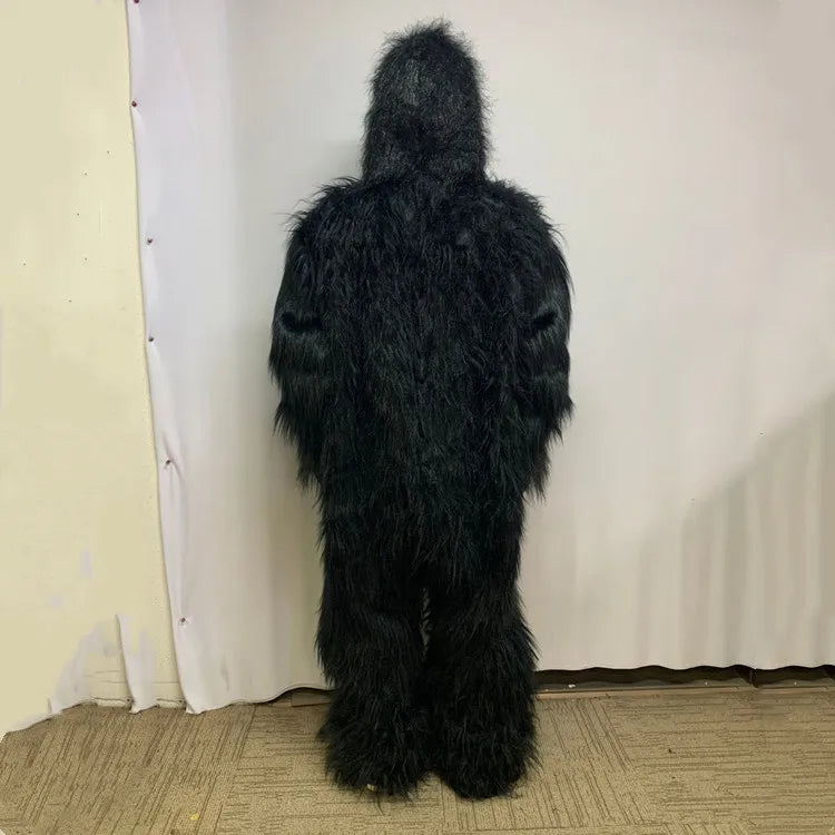 Black Orangutans Cosplay Mascot Costume Monkey Gorilla Ape Simian Monsters Halloween Christmas Festival Adult King Kong Outfit