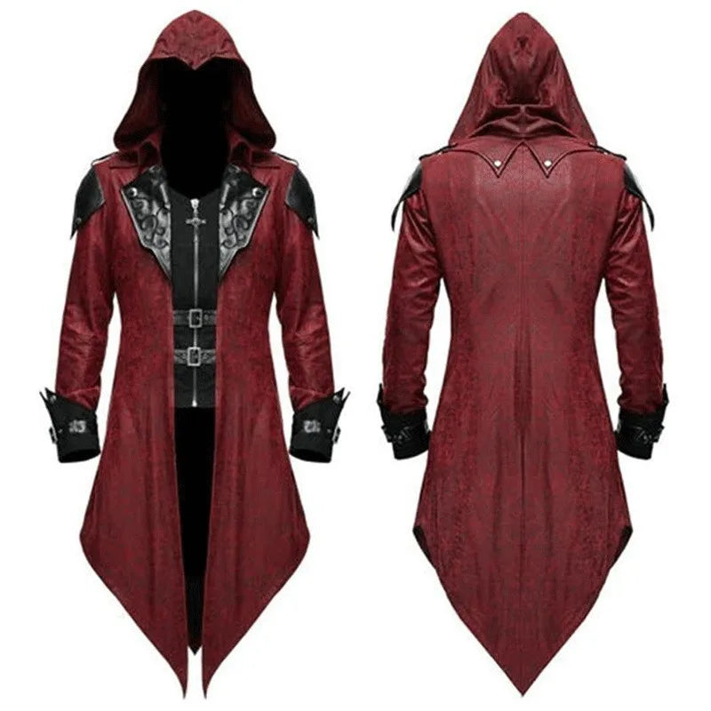 Mittelalterlicher Mantel für Herren - Mystische Eleganz aus Assassin’s Creed