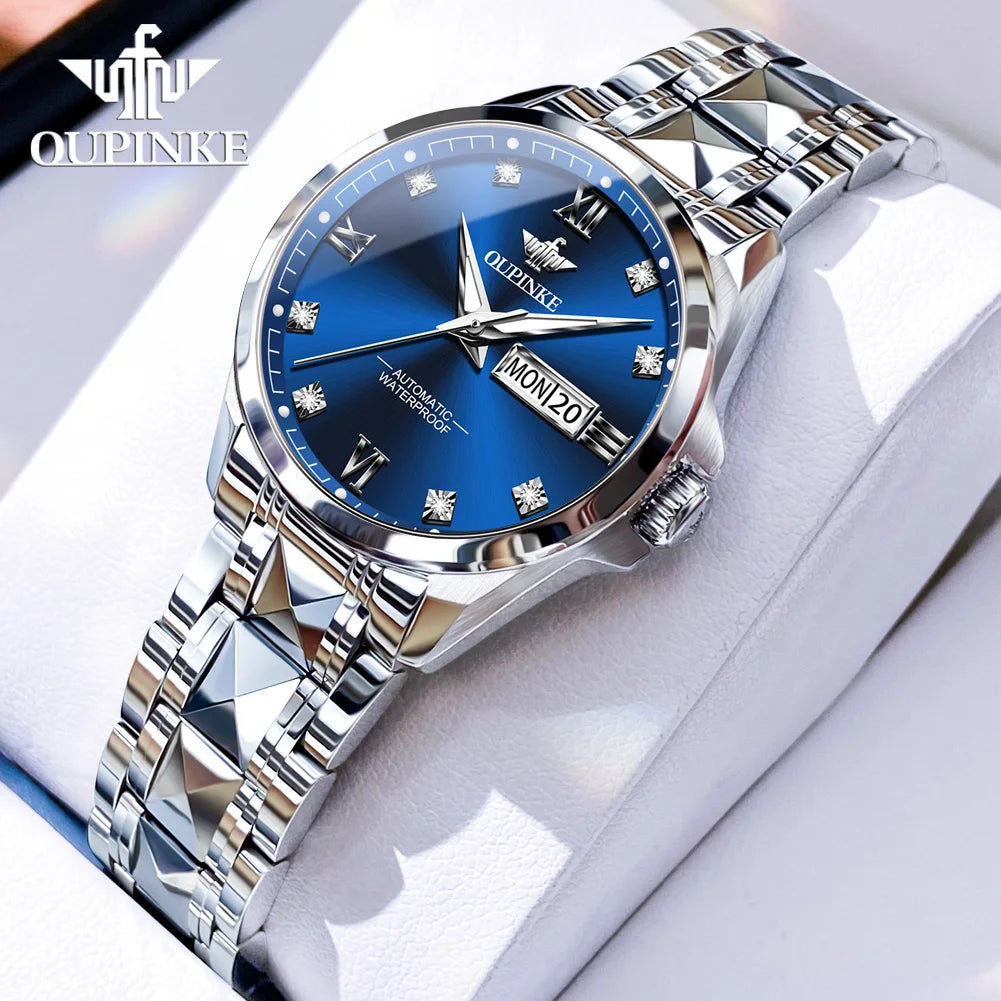 OUPINKE 3262 Luxury Brand Watch Original Couple Watch Automatic Mechanical Watch High Gift Set Men's Women's Waterproof Watch