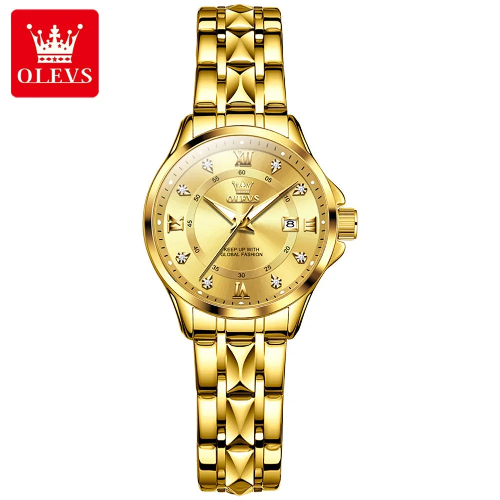 Olevs Original Mode Quarzuhr für Frauen wasserdichte leuchtende Luxus Top Marke Damen uhren elegante Damen Armbanduhr