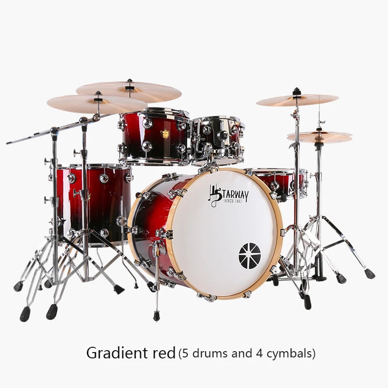 Starway Professional Level Jazz Drum Set Musical Instrument Acoustic Drum Kit For Professional Drummer