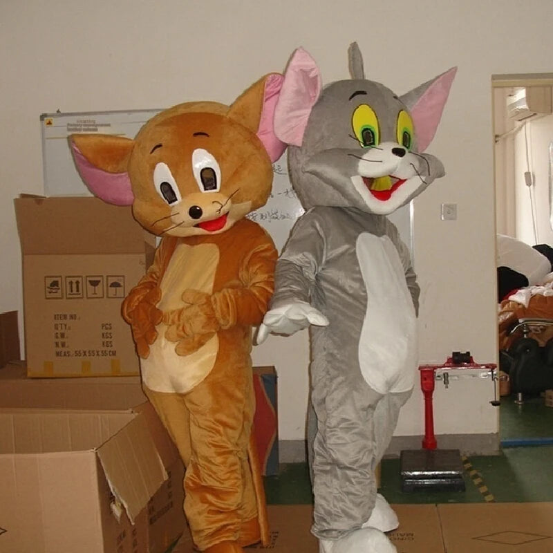 Tom & Jerry Maskottchen-Kostüme - Das kultige Katz-und-Maus-Duo