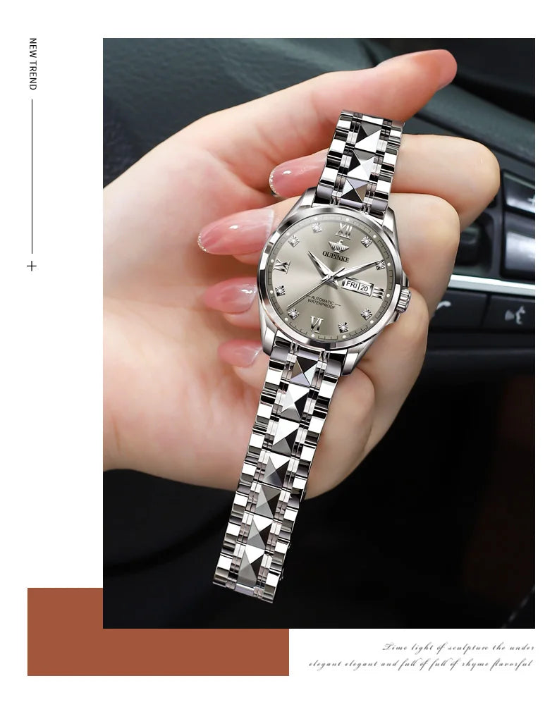 OUPINKE 3262 Luxury Brand Watch Original Couple Watch Automatic Mechanical Watch High Gift Set Men's Women's Waterproof Watch