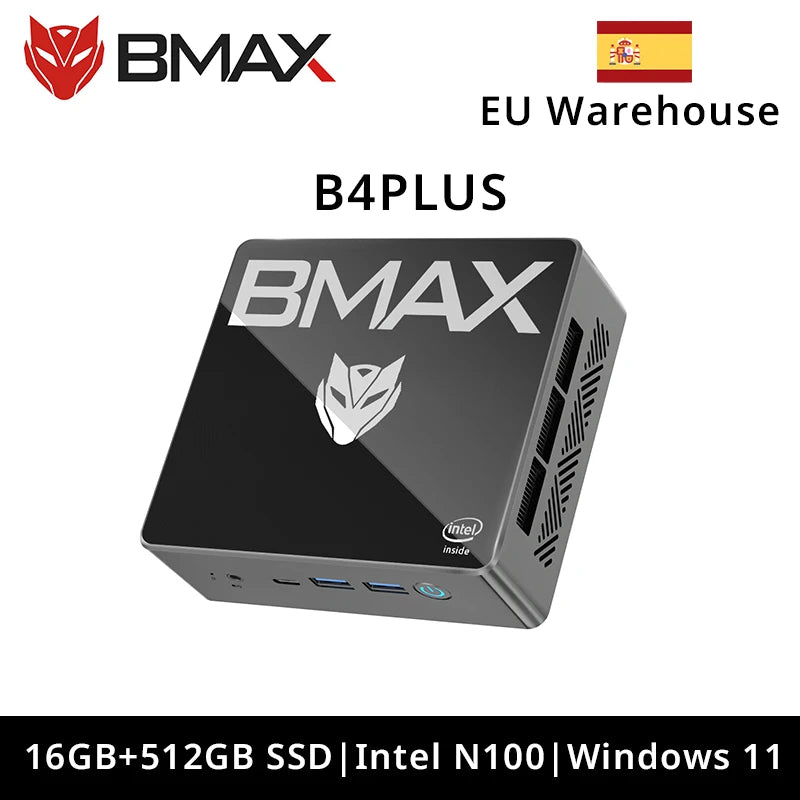 BMAX B4 Plus Mini-PC - Kompakte Power mit Intel N100 Prozessor