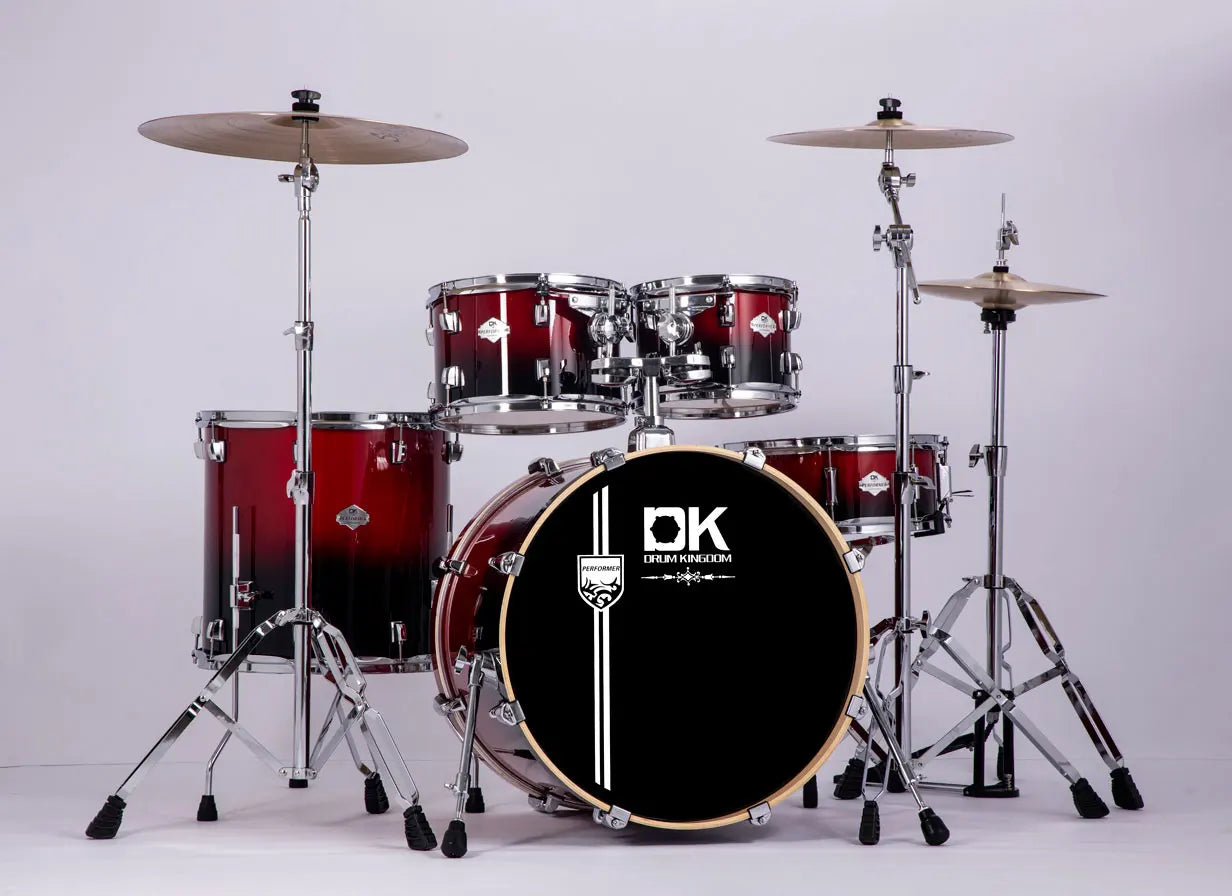 DK Professional Musical Instruments 5 Pieces Knit Drum Set For Beginner