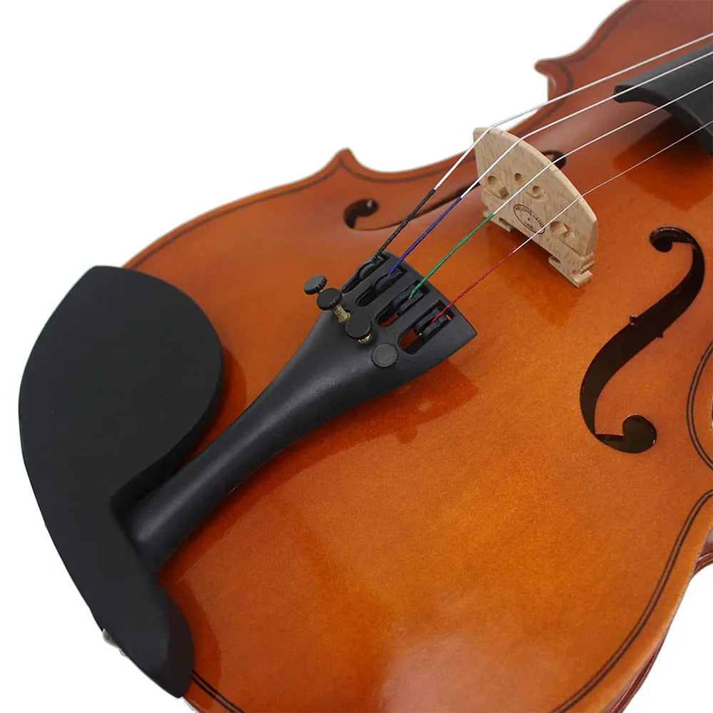 Astonvilla AV-105 4/4 Violine Volle Größe Lindenholz Körper Akustische Violine Geige Mit Fall Bogen Saiten Schulter Rest Tuner Tuch