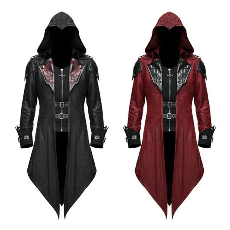 Mittelalterlicher Mantel für Herren - Mystische Eleganz aus Assassin’s Creed