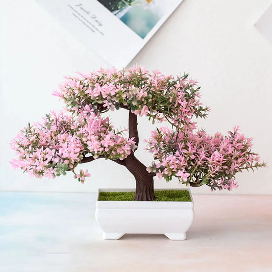 Künstliche Pflanzen Bonsai Kleiner Baum Topf Gefälschte Pflanze Blumen Topf Ornamente Für Home Zimmer Tischdekoration Hotel Garten Dekor