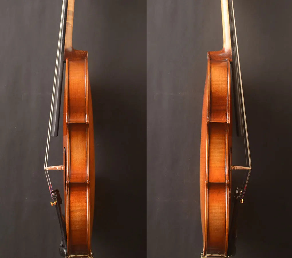 Maggini-Stil! Doppelte Zwecke, Violine in voller Größe, schlanker Körper, künstlerische Violine, feiner Ton