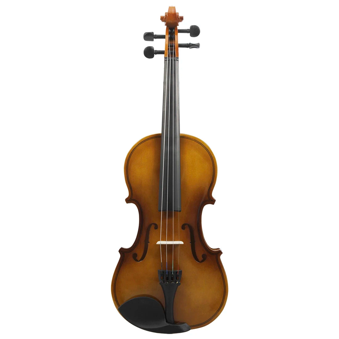 4/4 Akustische Violine im Retro-Stil für Violine, Anfänger mit Bogen / Koffer / Kolophonium