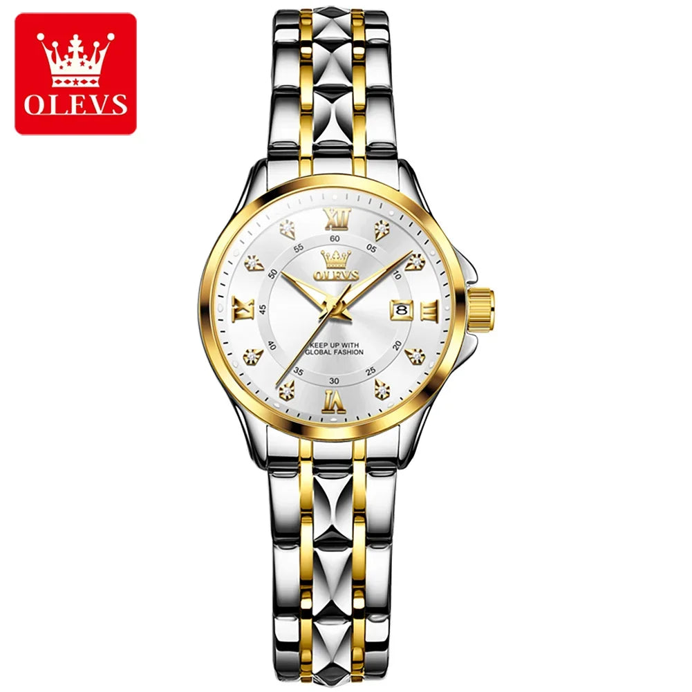 Olevs Original Mode Quarzuhr für Frauen wasserdichte leuchtende Luxus Top Marke Damen uhren elegante Damen Armbanduhr