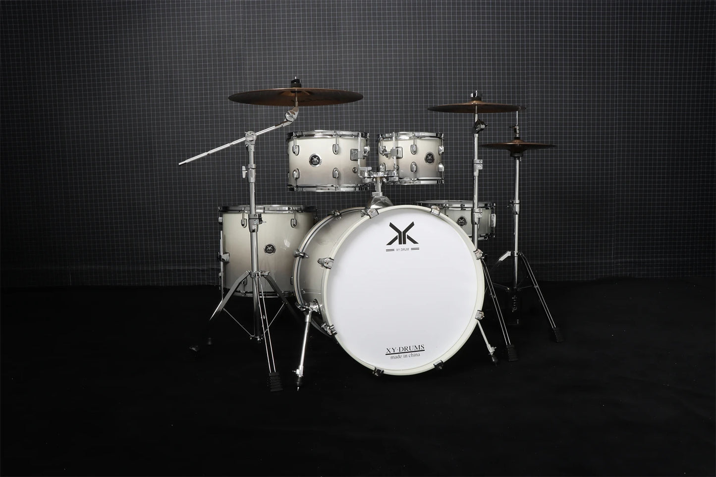 Niedriger Preis Performer Series 5-Drum-Set Hi Hat und Beckenständer-Drum-Kit