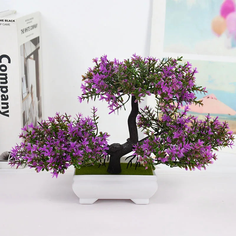 Künstliche Pflanzen Bonsai Kleiner Baum Topf Gefälschte Pflanze Blumen Topf Ornamente Für Home Zimmer Tischdekoration Hotel Garten Dekor