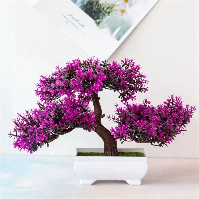 Künstliche Pflanzen Bonsai Kleiner Baum Topf Gefälschte Pflanze Blumen Topf Ornamente Für Home Zimmer Tischdekoration Hotel Garten Dekor