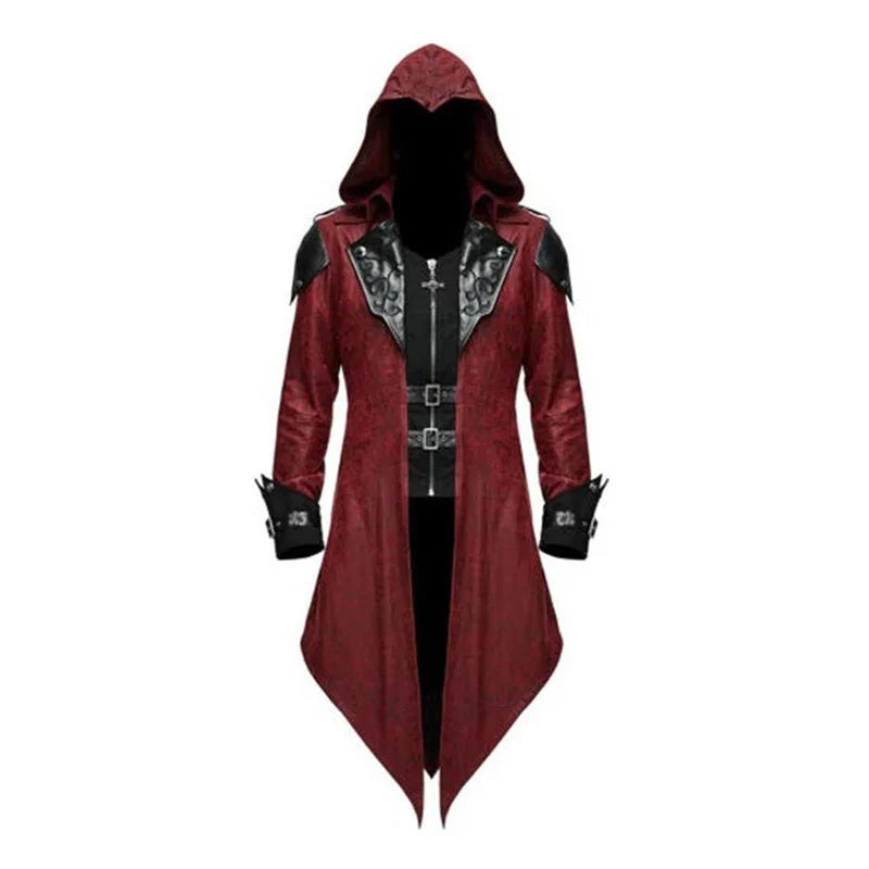 Mittelalterlicher Mantel für Herren - Mystische Eleganz aus Assassin’s Creed