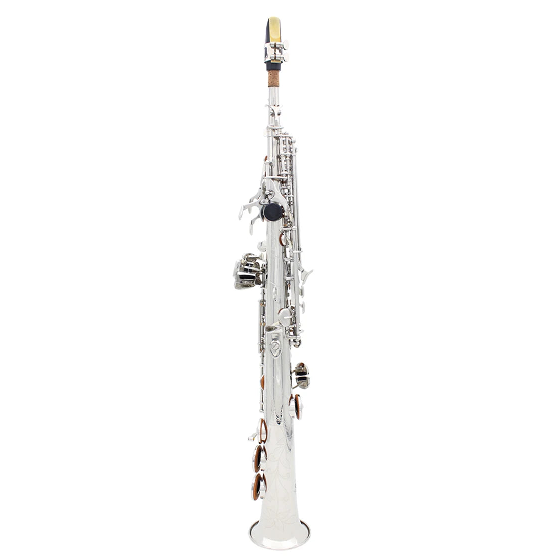 Slade Professional Straight Soprans axophon B Flat Brass Saxophon Hochwertiges Holz blasinstrumenten sax mit Gehäuse Schilf Teile