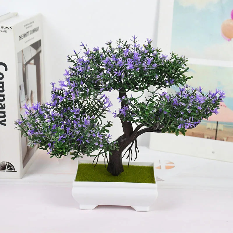 Künstliche Pflanzen Bonsai Kleiner Baum Topf Gefälschte Pflanze Blumen Topf Ornamente Für Home Zimmer Tischdekoration Hotel Garten Dekor