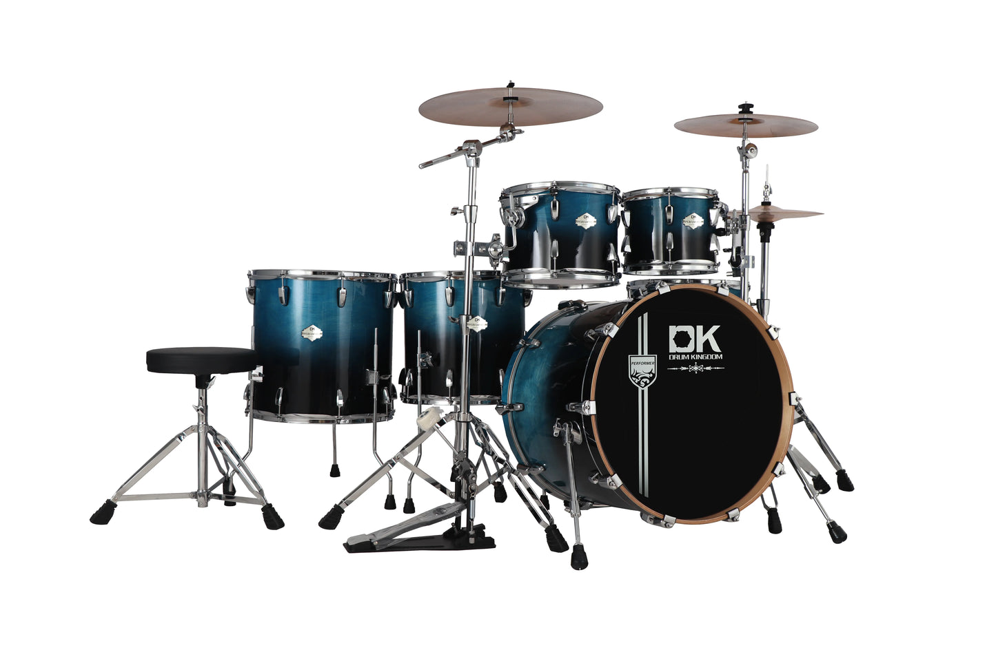 Neujahr präsentieren hochwertige Musik instrument profession elle 14 "16" Boden Tom Drum Set