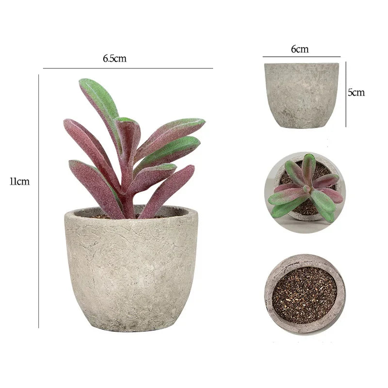 Mini künstliche Aloe Pflanzen Bonsai kleine simulierte Baum Topfpflanzen gefälschte Blumen Büro Tisch Topf Ornamente Hausgarten Dekor