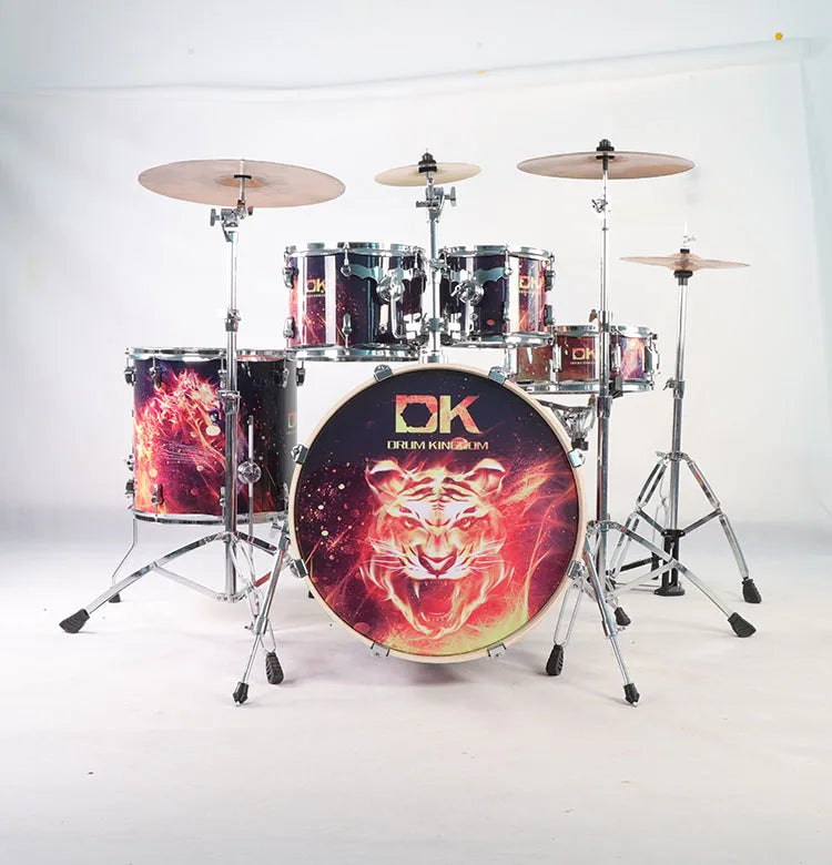 DK Professional Musical Instruments 5 Pieces Knit Drum Set For Beginner