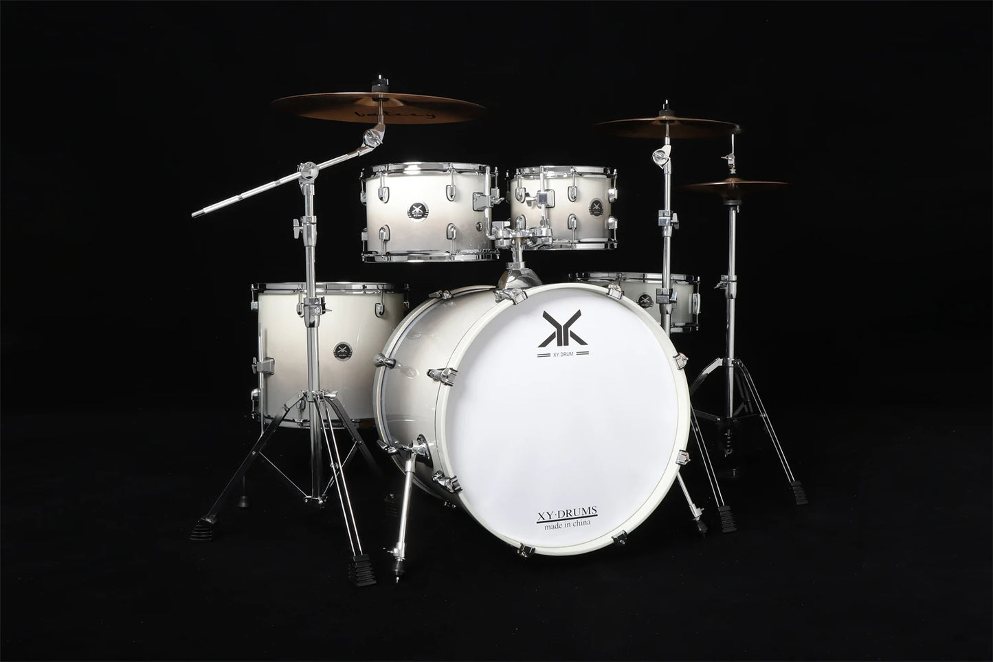 Niedriger Preis Performer Series 5-Drum-Set Hi Hat und Beckenständer-Drum-Kit